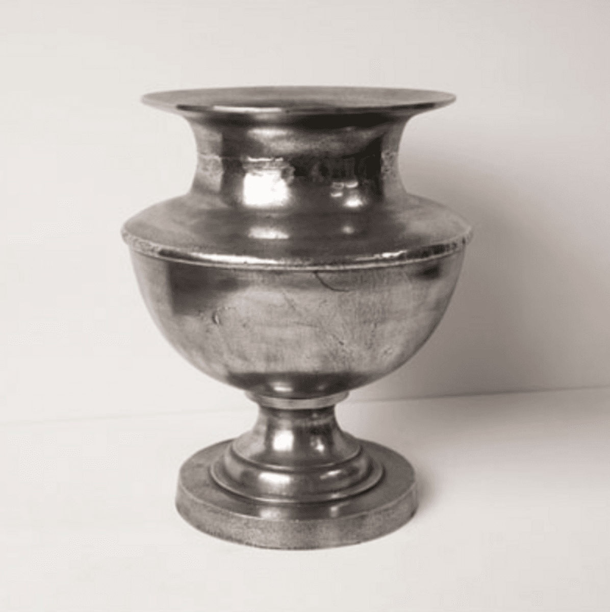 Casa Padrino Designer Vase Nickel - Luxus QualitÃ¤t