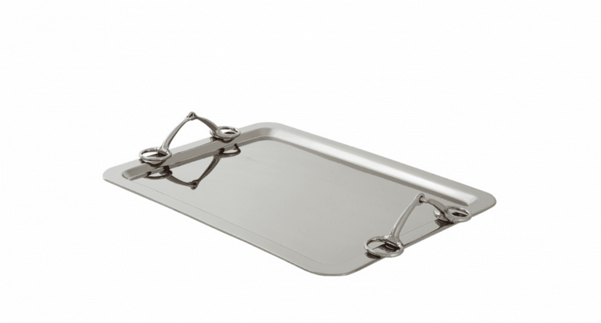 Casa Padrino Luxus Designer Tablett 63,5 x 44,7 x H. 8,5 cm - Hotel Accessoires