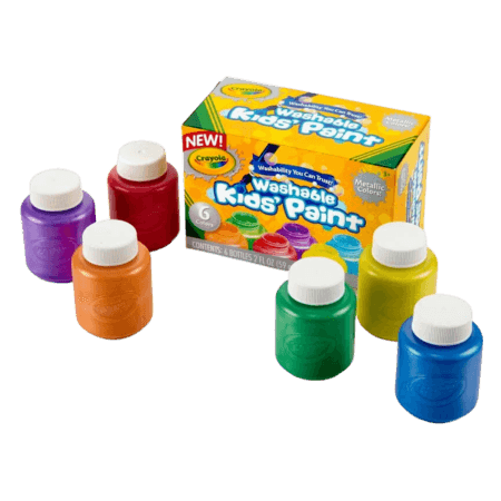 Crayolan pestävät metallivärit - 6 kpl.