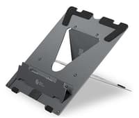 BakkerElkhuizen Ergo-Q 160 Laptop-Ständer Schwarz, Dunkles Grau 43,2 cm (17)
