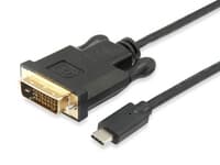 Equip 133468 Videokabel-Adapter 1,8 m USB Typ-C DVI-D Schwarz
