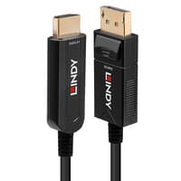 Lindy 38490 Videokabel-Adapter 10 m DisplayPort HDMI Typ A (Standard) Schwarz