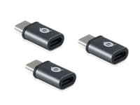 Conceptronic DONN05G Kabeladapter USB 2.0 Type-C USB 2.0 Micro Schwarz