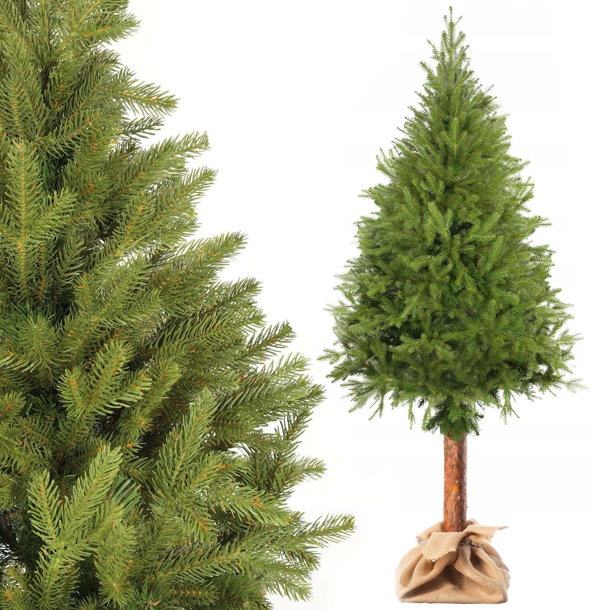 Choinka na pniu 220 cm Pinet sztuczna świerk