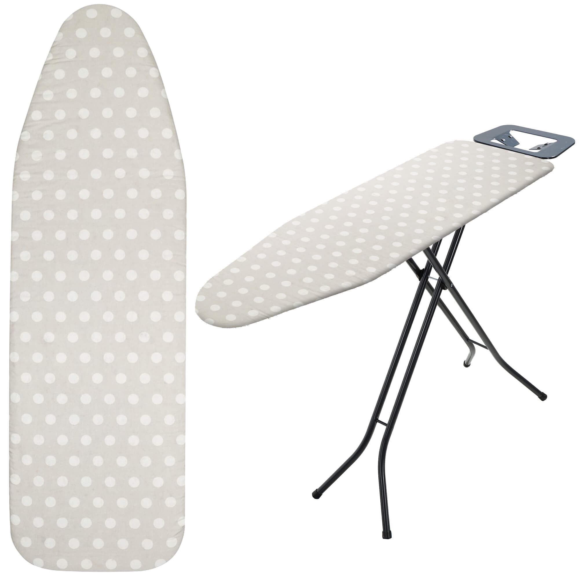 Pokrowiec na deskę do prasowania Tomar 137 x 50 cm szary w kropki