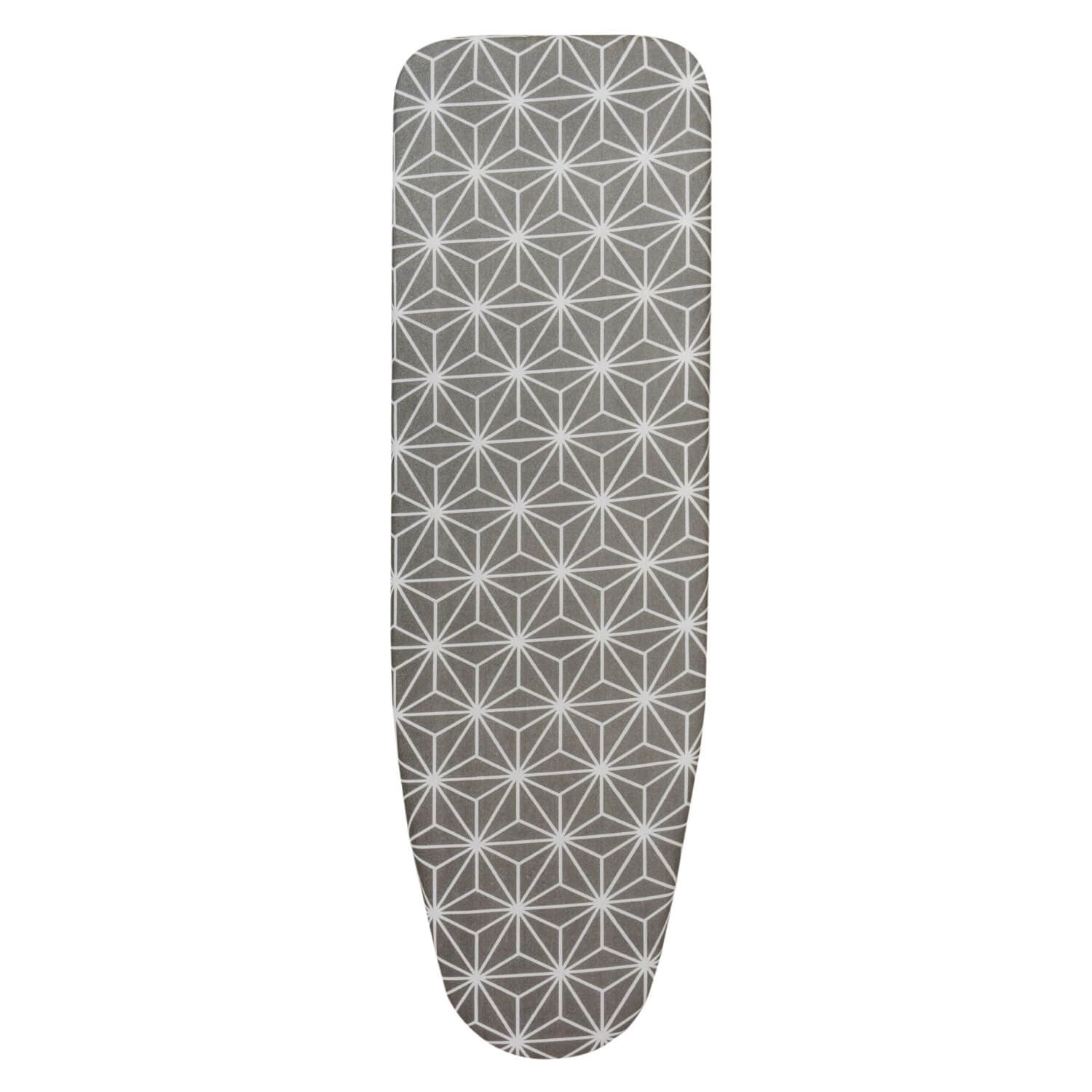 Metalizowany pokrowiec na deskę do prasowania Crucey 45-48 x 128 cm trójkąty