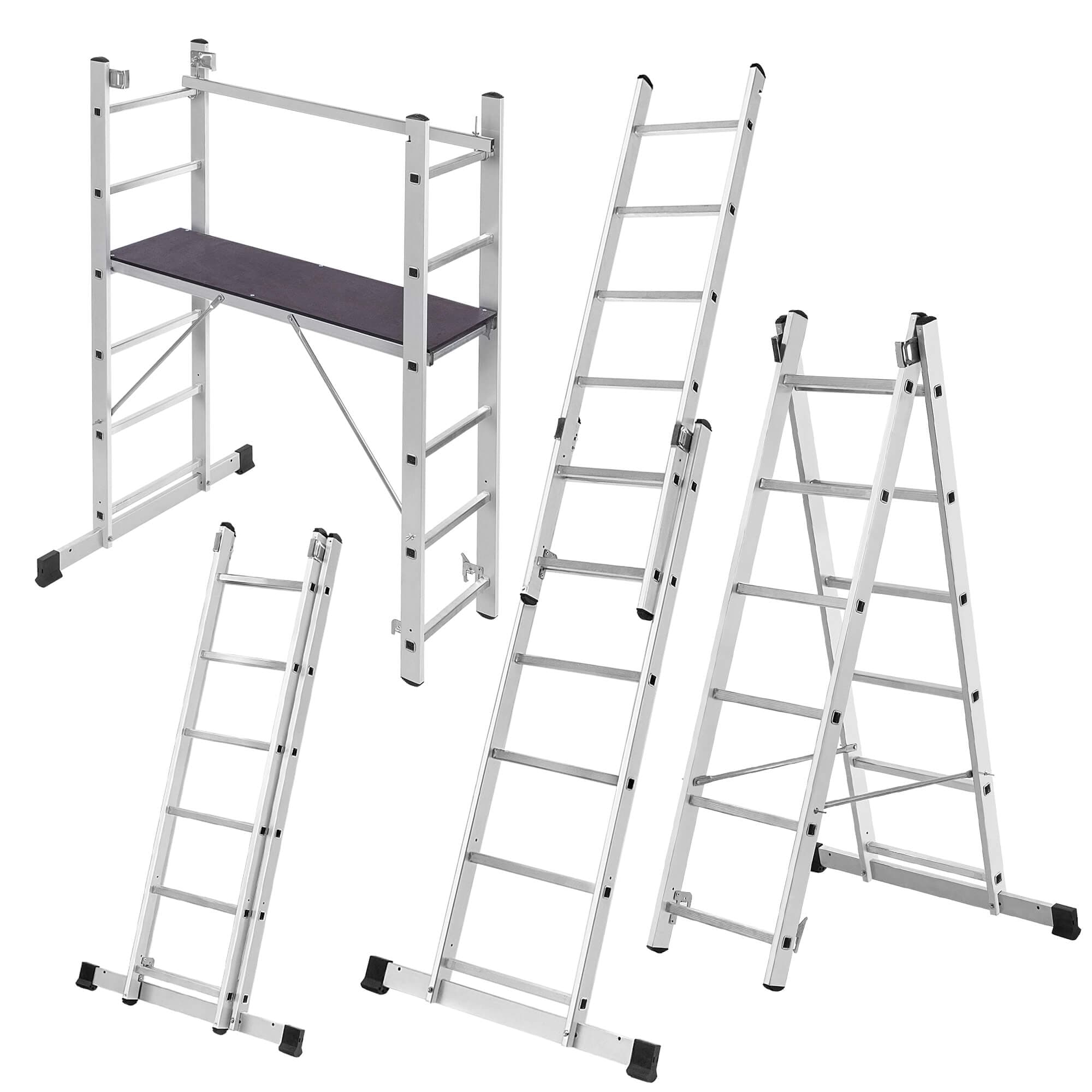 Aluminiowe rusztowanie drabinowe Vadans 270 cm