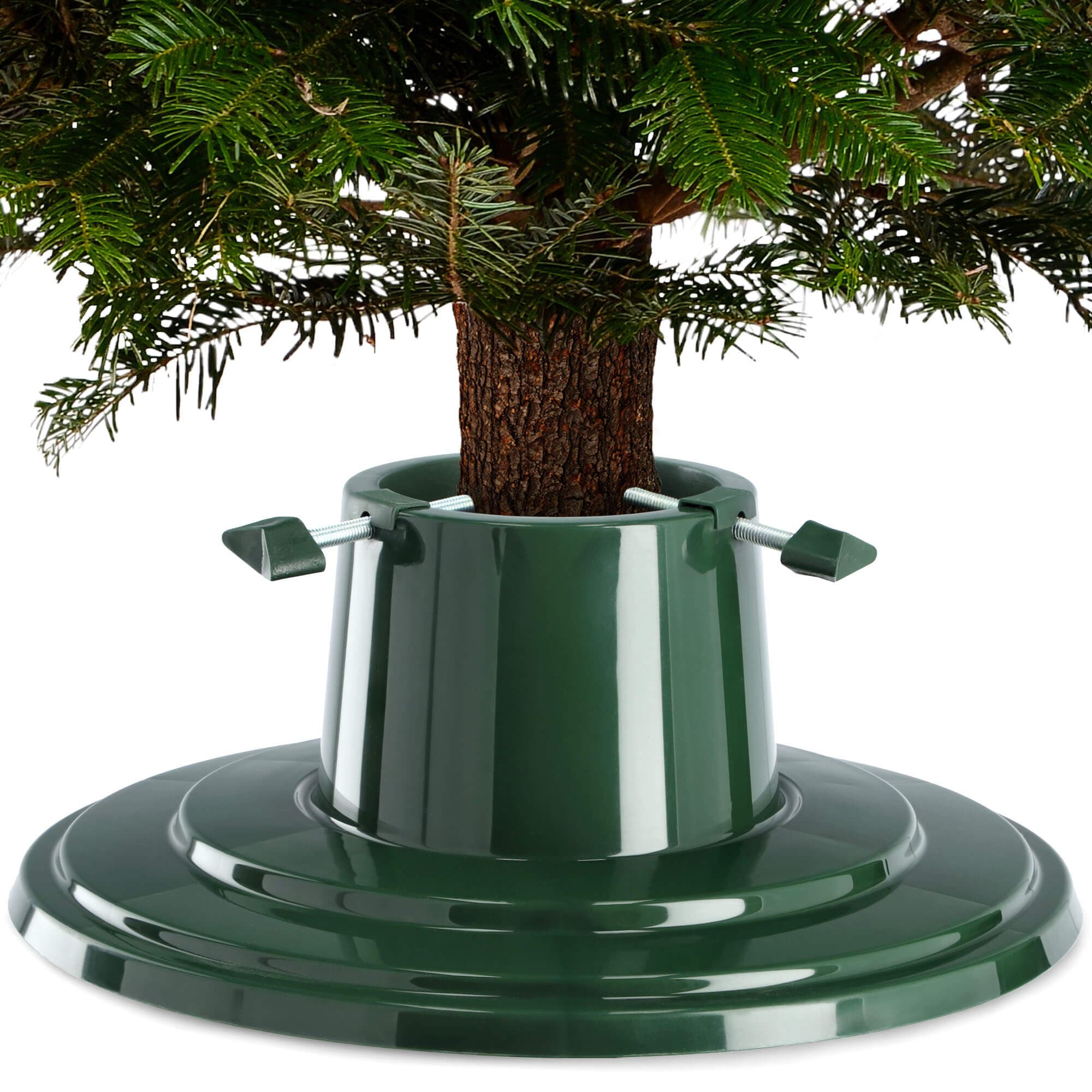 Stojak na choinkę Larmor okrągły 39 cm zielony