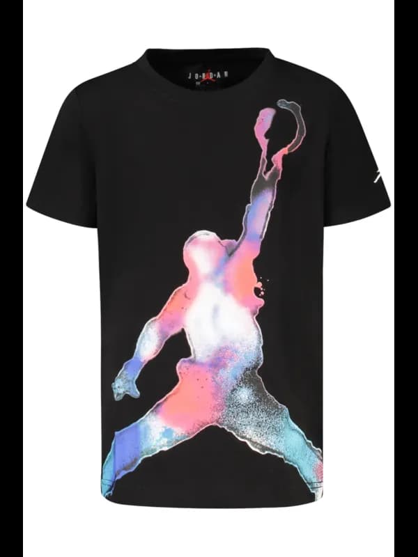 Jordan Kinder Kurzarmshirt Schwarz, Größe 13-15A