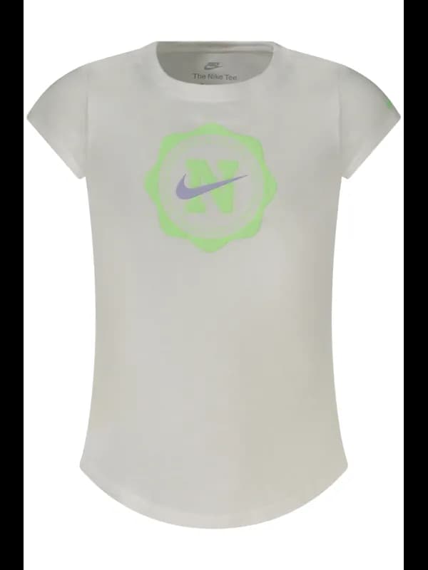 Nike Mädchen Kurzarmshirt Weiß, Größe 6A