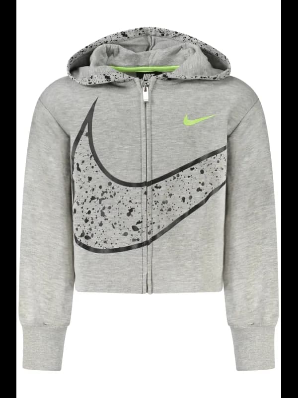 Nike Zip Sweatshirt Mädchen Grau, Größe 6X