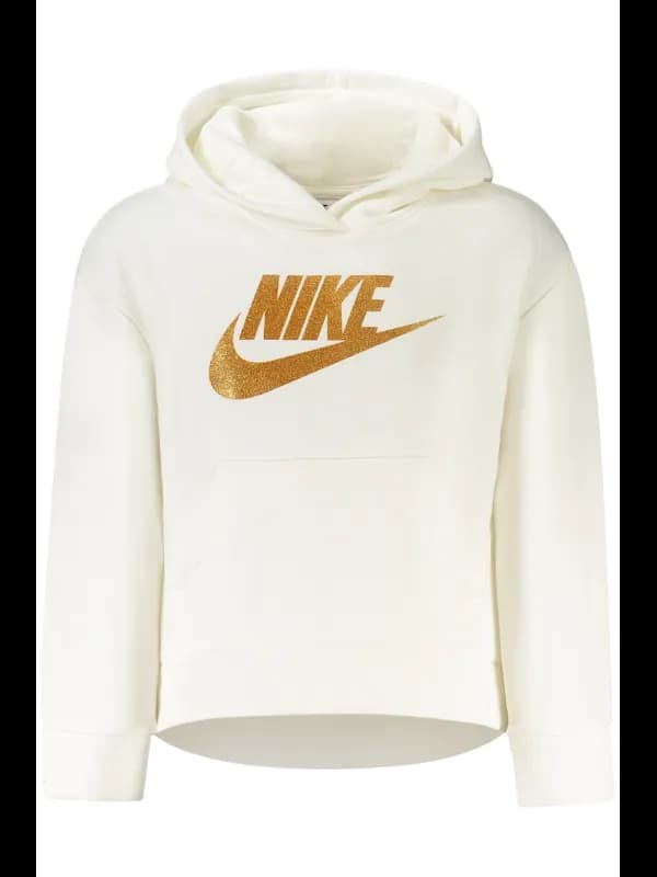 Nike Kinder Sweatshirt mit Reißverschluss Weiß, Größe 6X