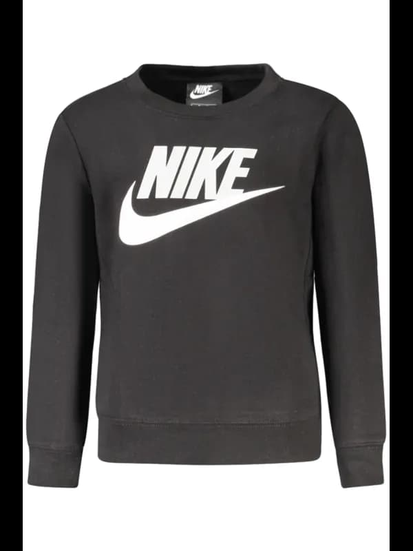 Nike Schwarzes Kinder Sweatshirt mit Reißverschluss, Größe 7A