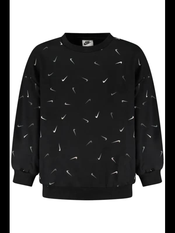 Nike SCHWARZES KINDER SWEATSHIRT MIT REISSVERSCHLUSS, Größe 6X