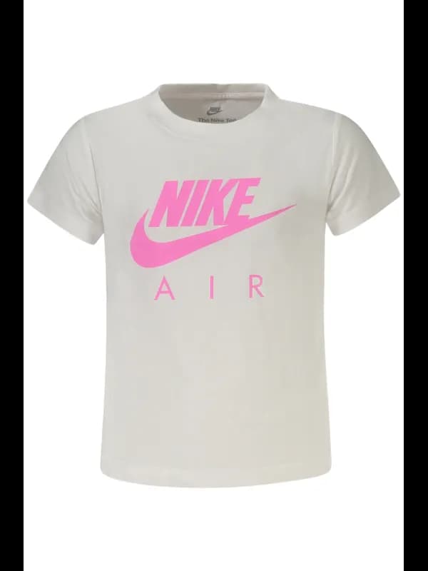 Nike Mädchen Kurzarm T-Shirt Weiß, Größe 5A