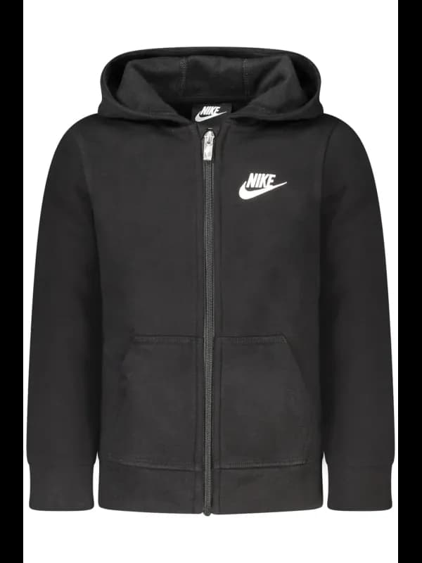 Nike Kinder Sweatshirt Schwarz mit Reißverschluss, Größe 7A