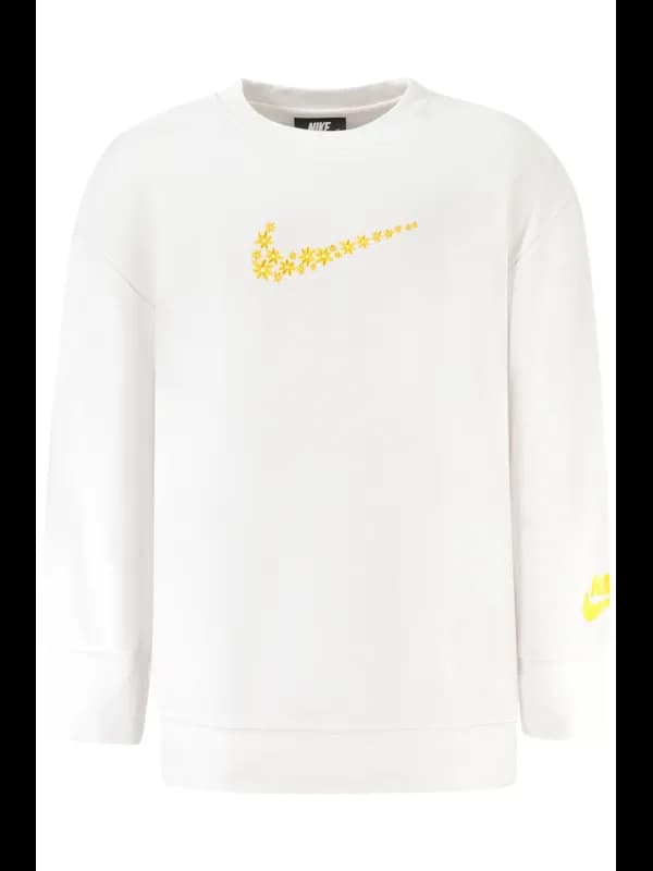 Nike Kinder Sweatshirt Weiss mit Reissverschluss, Größe 6X