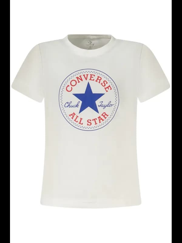 Converse Kinder Kurzarmshirt Weiß, Größe 6A