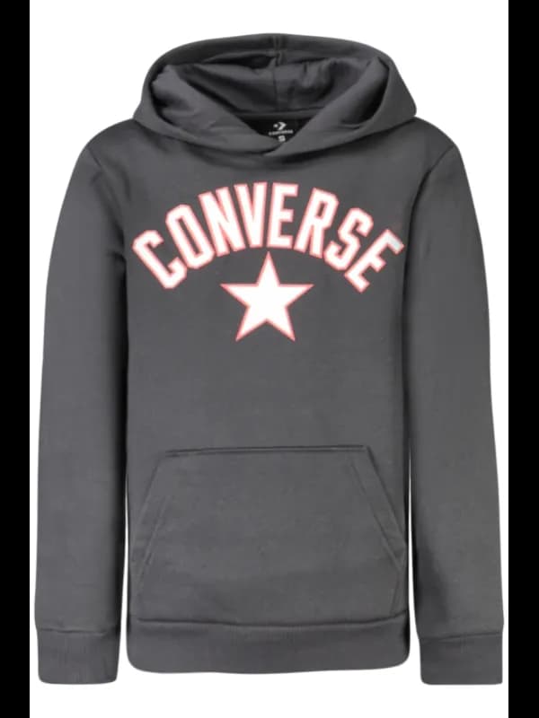 Converse Kapuzenpullover Schwarz Kinder Reißverschluss, Größe 8-10A
