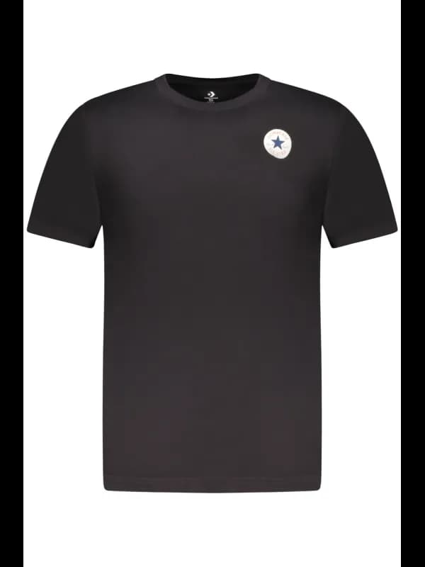 Converse Kinder Schwarz T-Shirt Kurzarm, Größe 8-10A