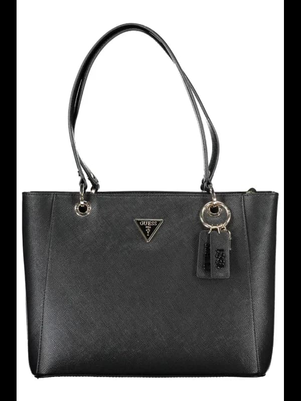 GUESS JEANS Guess Urban Chic Ledertasche Nero, Größe UNI