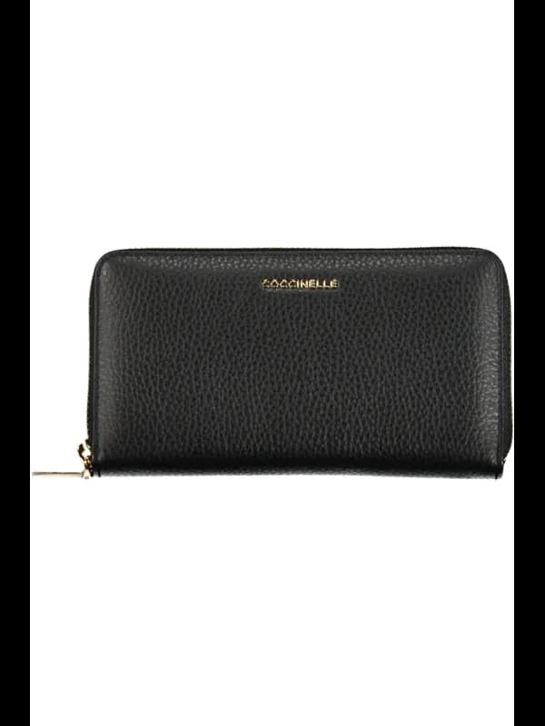 Coccinelle Elegance Leder Geldbörse Schwarz, Größe UNI