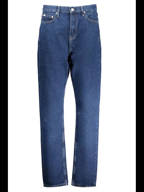Calvin Klein Slim Fit Jeans mit 5 Taschen und Knopfverschlus, Größe 28L32