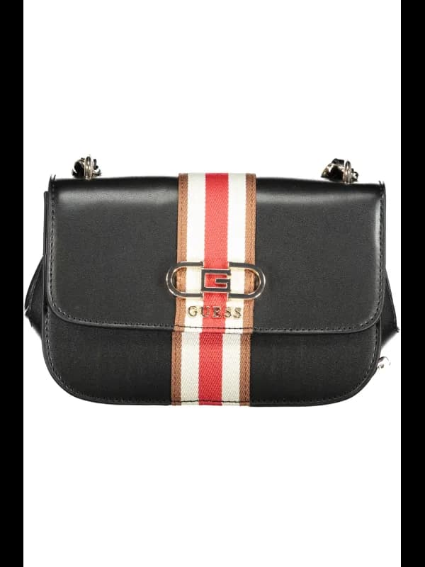 GUESS JEANS Nelka Tasche mit Kettenschulterriemen und Kontra, Größe UNI