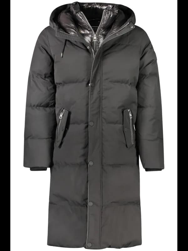 GUESS JEANS Hoodie-Jacke mit Doppelreißverschluss und Tasche, Größe S