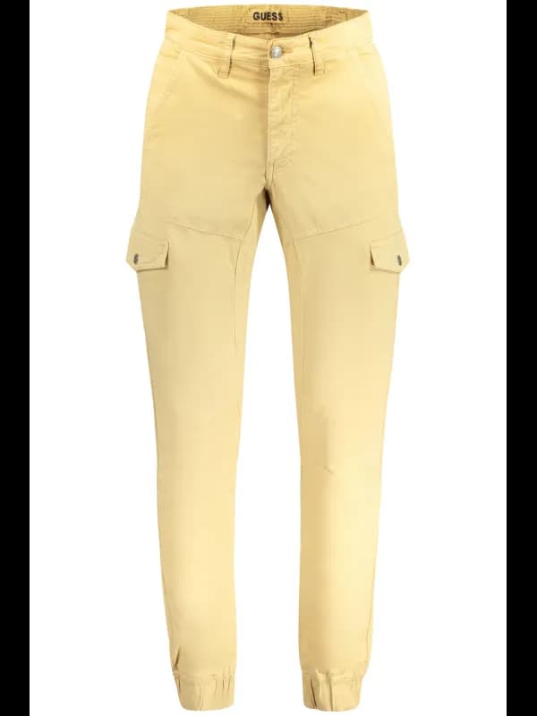 GUESS JEANS Slim Fit Stretchhose mit Taschen und Logo, Größe 38L31