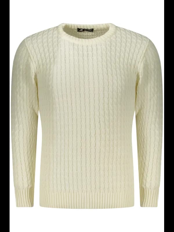 U.S. GRAND POLO Gedrehter Rundhals Pullover mit Logodetail, Größe 2XL