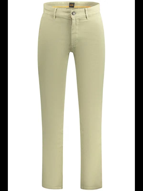 Boss Slim Fit Kontrast Chinos mit 4 Taschen und Logo, Größe 35L32