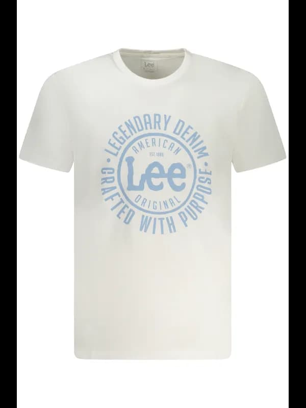 Lee Kurzarm Logo T-Shirt Regular Fit Rundhals LMG0064, Größe M