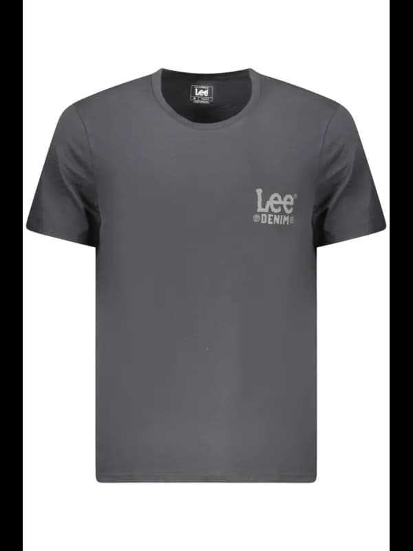 Lee Regular Fit Kurzarmshirt mit Rundhals und dezentem Logo, Größe S