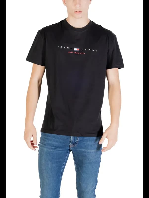 Tommy Hilfiger Jeans Tommy Hilfiger Herbst TShirt Schwarz Bi, Größe XL