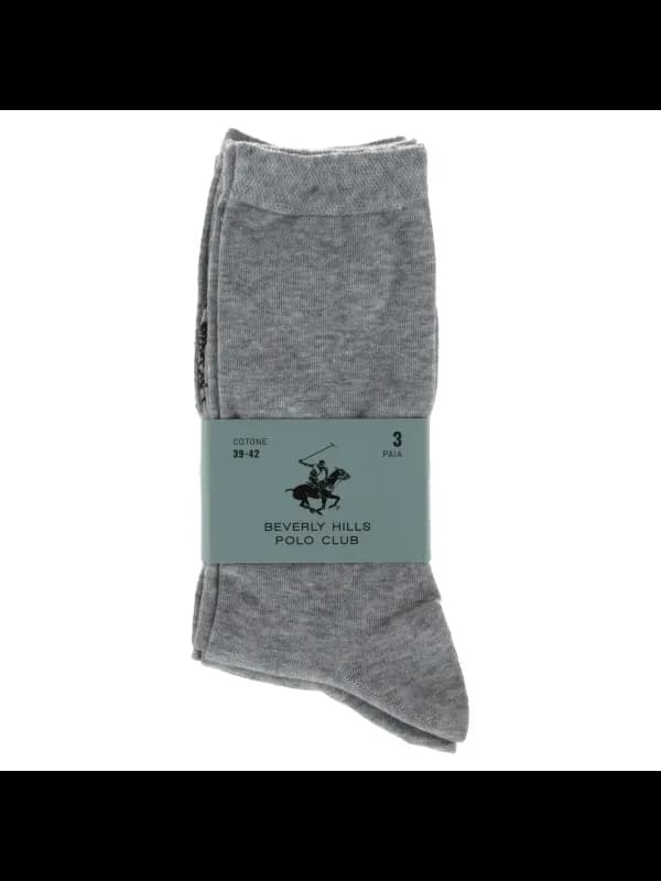 Beverly Hills Polo Club Herren Unterwäsche Grau BHPC770 Bequ, Größe 43-46