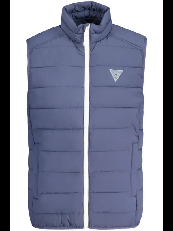 GUESS JEANS Ärmellose Jacke mit Taschen und Reißverschluss, Größe S