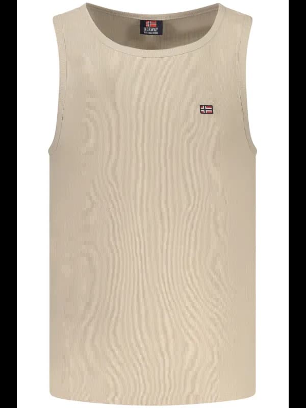 NORWAY 1963 Nordic Vintage Tanktop Stickerei Hemd, Größe XL