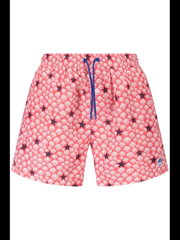 North Sails Muster Badeshorts mit Elastikbund, Größe XL