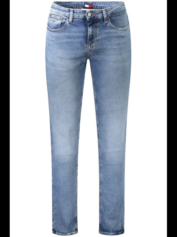 Tommy Hilfiger Schlanke Jeans 5 Taschen Waschung Stickerei L, Größe 31L32