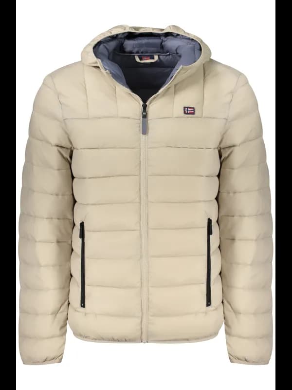 NORWAY 1963 Graue Kapuzenjacke mit Taschen, Größe XL