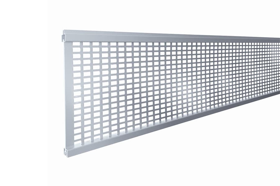 Elément décoratif design en aluminium grille (série WoodoTexel)
