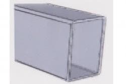 Connecteur en aluminium pour la prolongation sans fin du profilé de construction en aluminium, 23 x 43 mm