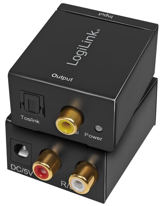 LogiLink Audio Konverter, Analog auf Digital, SPDIF/Koaxial