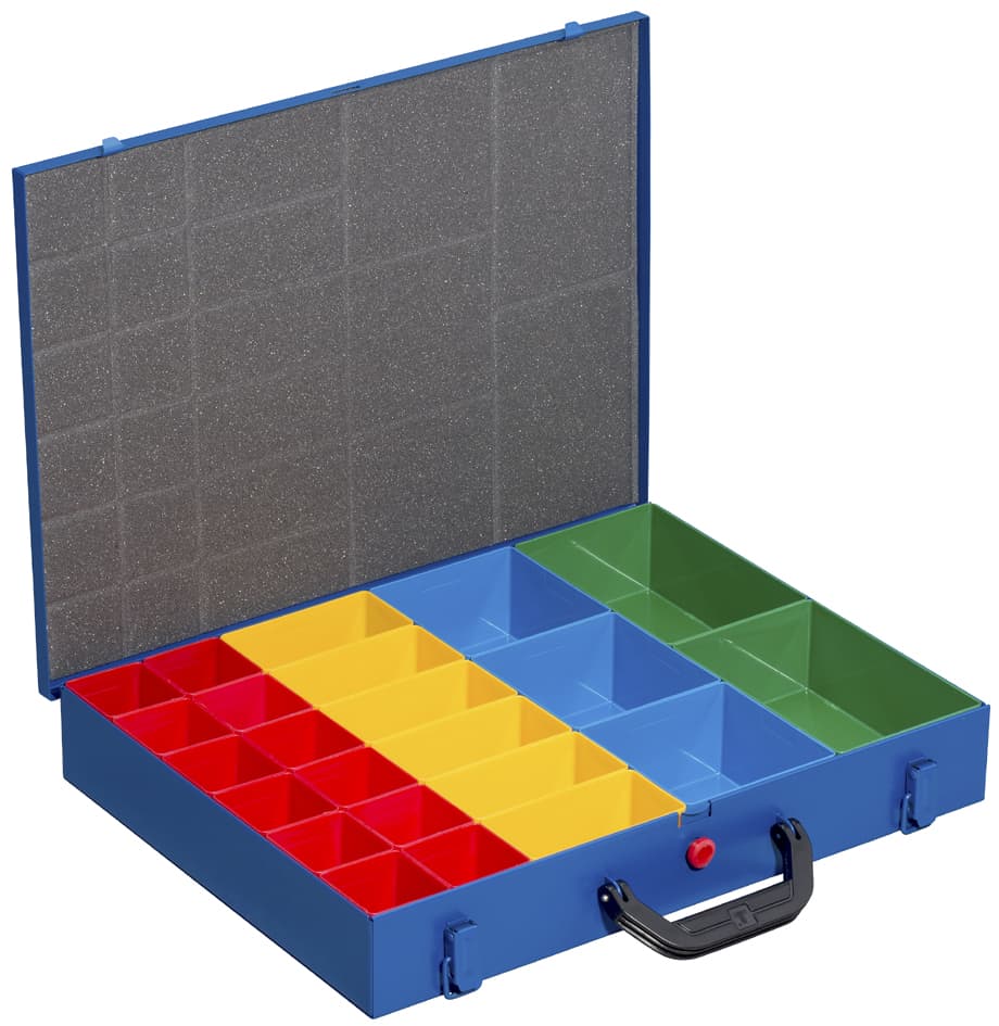 allit Metall-Kleinteilekoffer EuroPlus Pro M 44H-23, blau