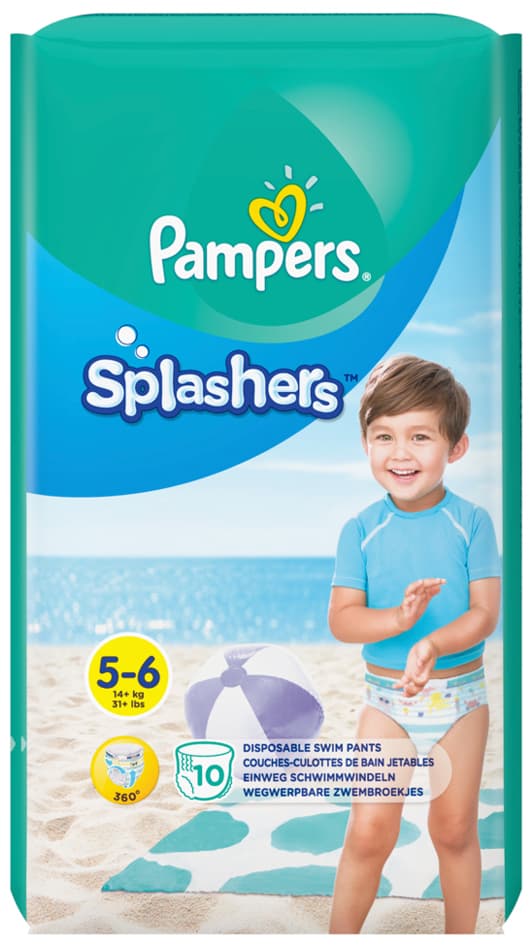 Pampers Schwimmwindeln Splashers Größe 5 - 6, Tragepack