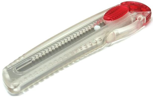 NT Cutter iL-120P, Kunststoff-Gehäuse, rot-transparent