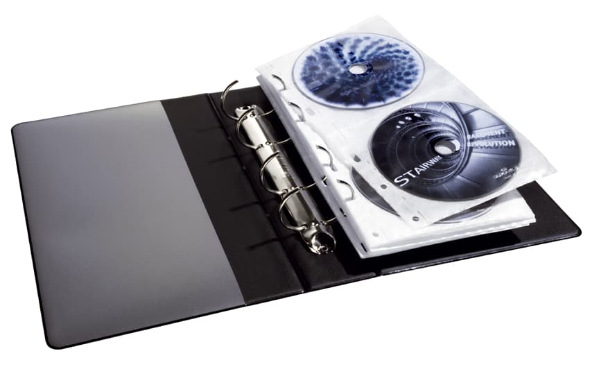 DURABLE CD-/DVD-Hülle COVER S, für 2 CD, s, PP, 156 x 288 mm