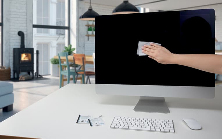 DURABLE Bildschirm-Reinigungstücher SCREENCLEAN DUO