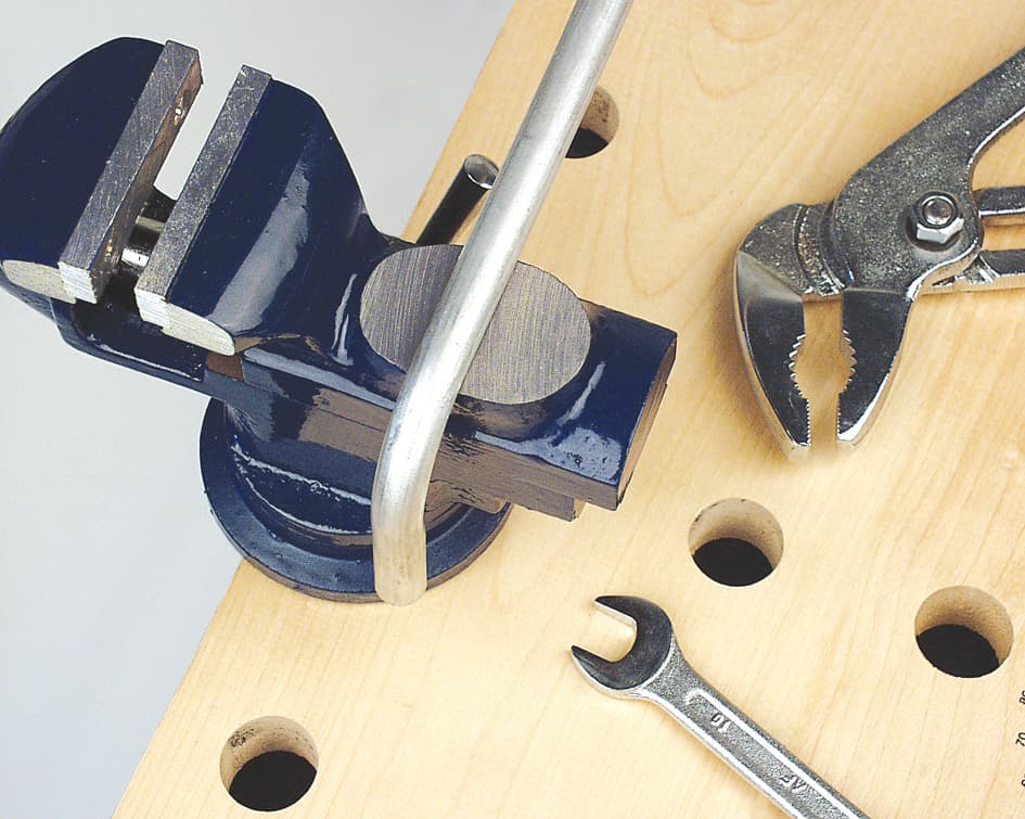 BRÜDER MANNESMANN Klemm-Schraubstock, Backenbreite: 50 mm